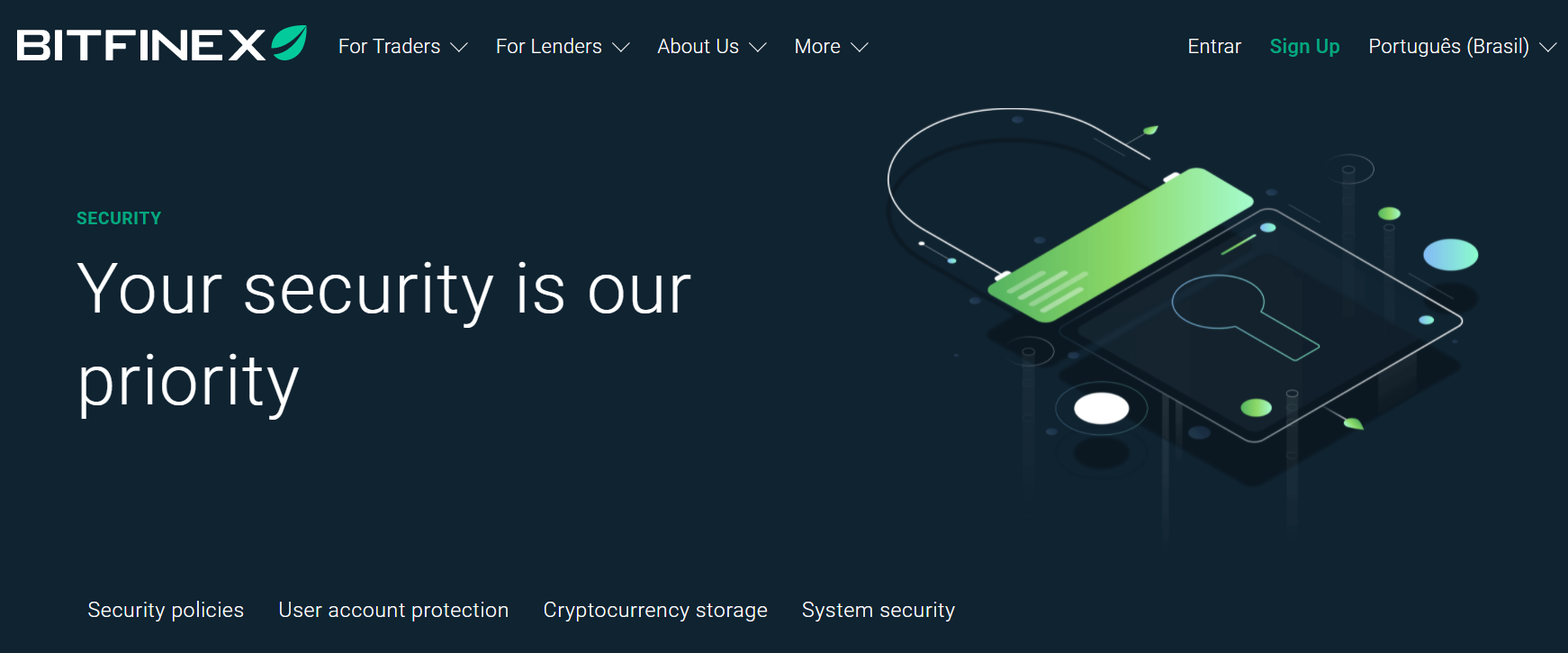 Bitfinex fornece transações rápidas e seguras Bitfinex fornece transações rápidas e seguras