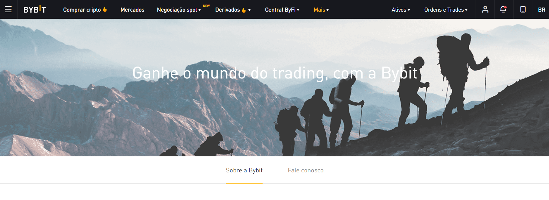 Plataforma de Negociação de Derivados de Criptomoeda Bybit Plataforma de Negociação de Derivados de Criptomoeda Bybit