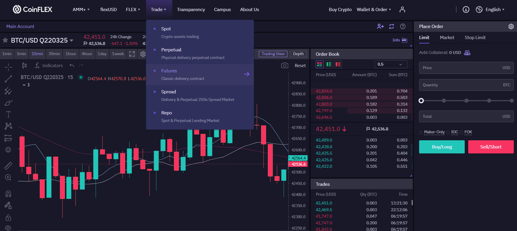 Troca de derivativos de criptografia CoinFLEX Troca de derivativos de criptografia CoinFLEX