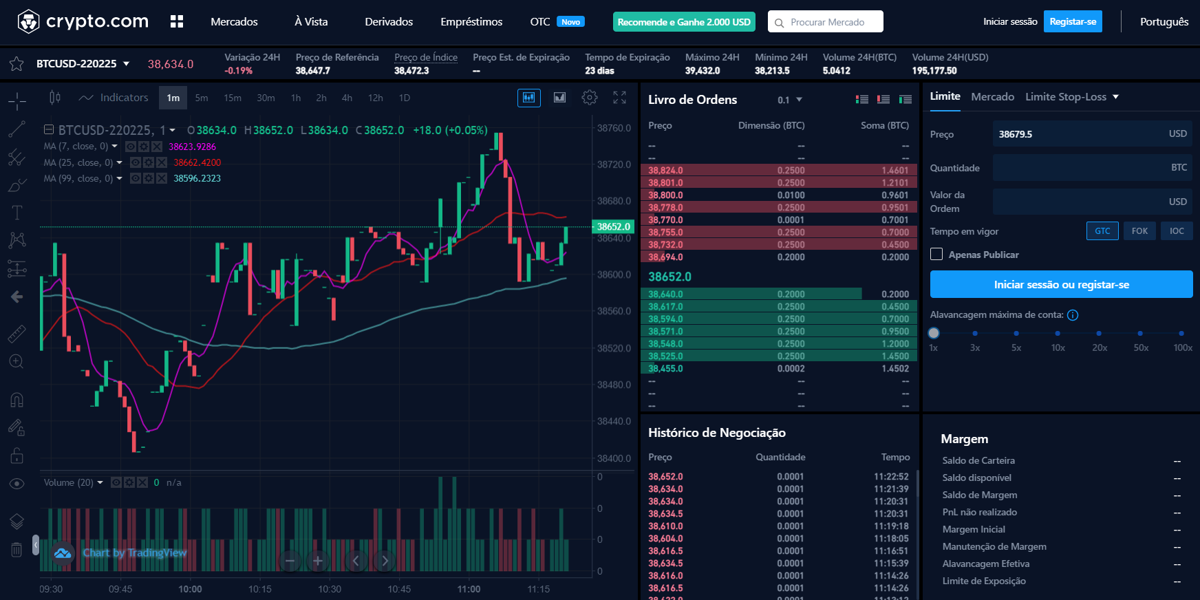Sala de negociação de futuros na bolsa Crypto.com Sala de negociação de futuros na bolsa Crypto.com