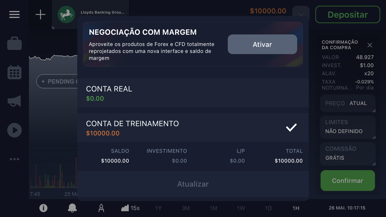 Capacidade de abrir uma conta demo Capacidade de abrir uma conta demo