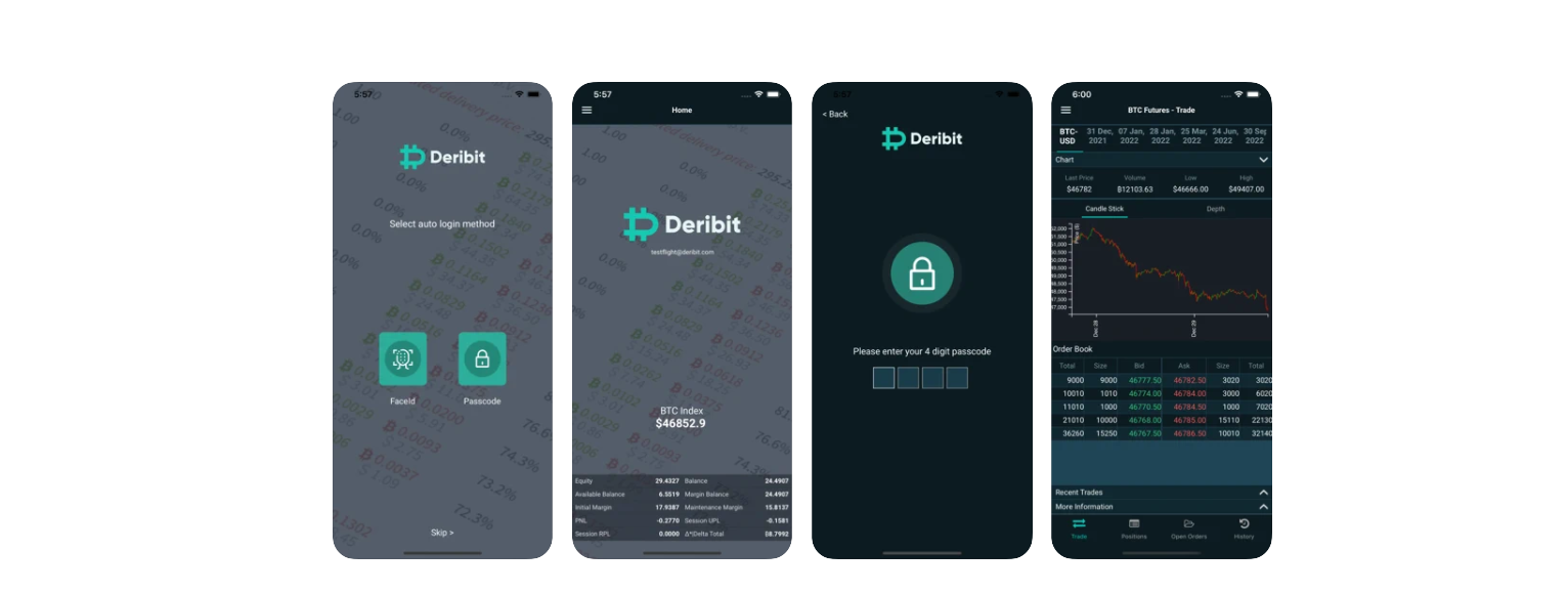 Você pode baixar o aplicativo móvel Deribit Você pode baixar o aplicativo móvel Deribit