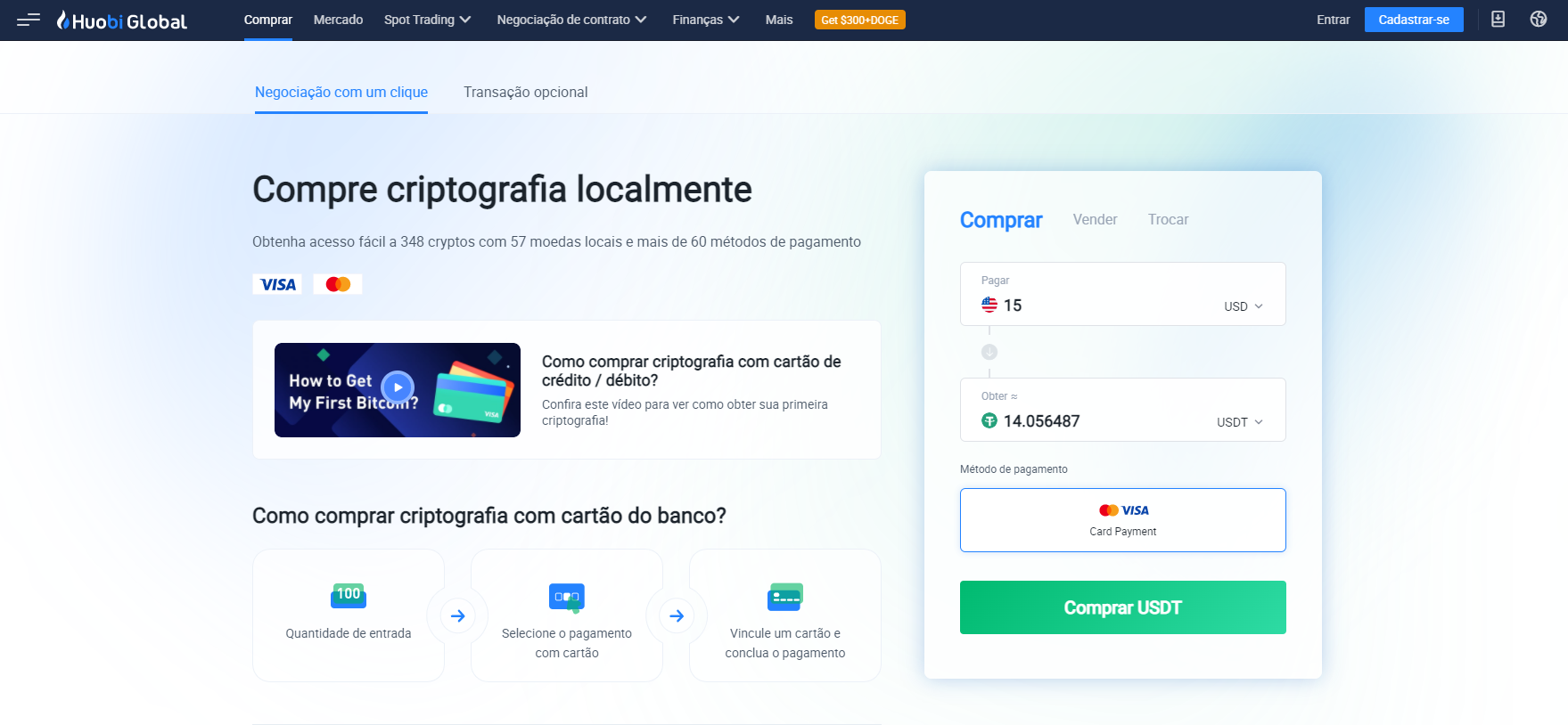 Huobi Global trabalha com transferências bancárias e cartões de crédito e oferece retirada de dinheiro fiduciário para uma conta bancária Huobi Global trabalha com transferências bancárias e cartões de crédito e oferece retirada de dinheiro fiduciário para uma conta bancária