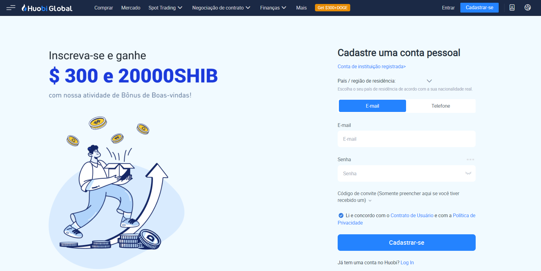 Huobi Global oferece bônus para novos clientes Huobi Global oferece bônus para novos clientes