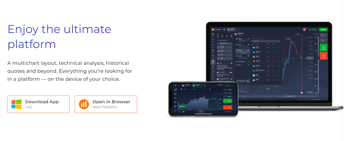 Plataformas de negociação modernas estão disponíveis em uma versão móvel Plataformas de negociação modernas estão disponíveis em uma versão móvel