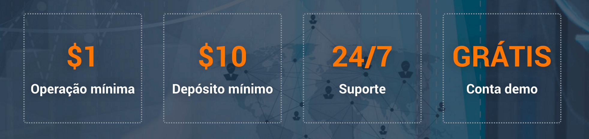 As condições favoráveis desta corretora As condições favoráveis desta corretora