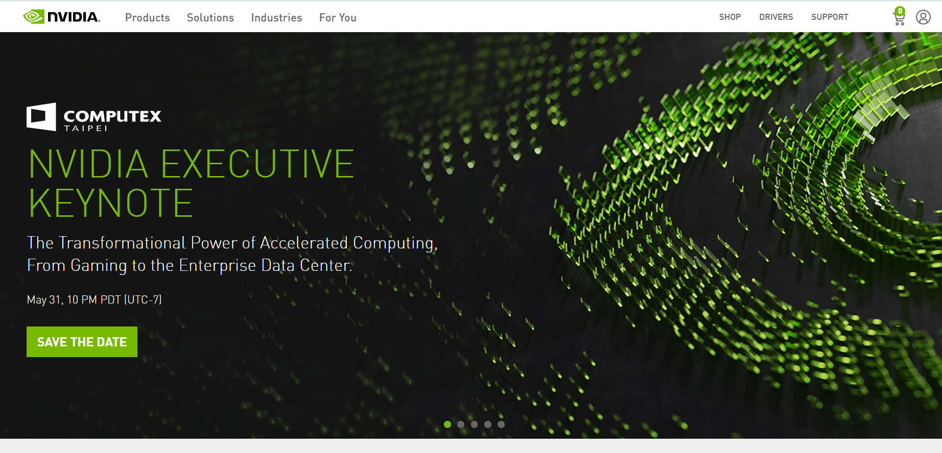 Site oficial da Nvidia Site oficial da Nvidia