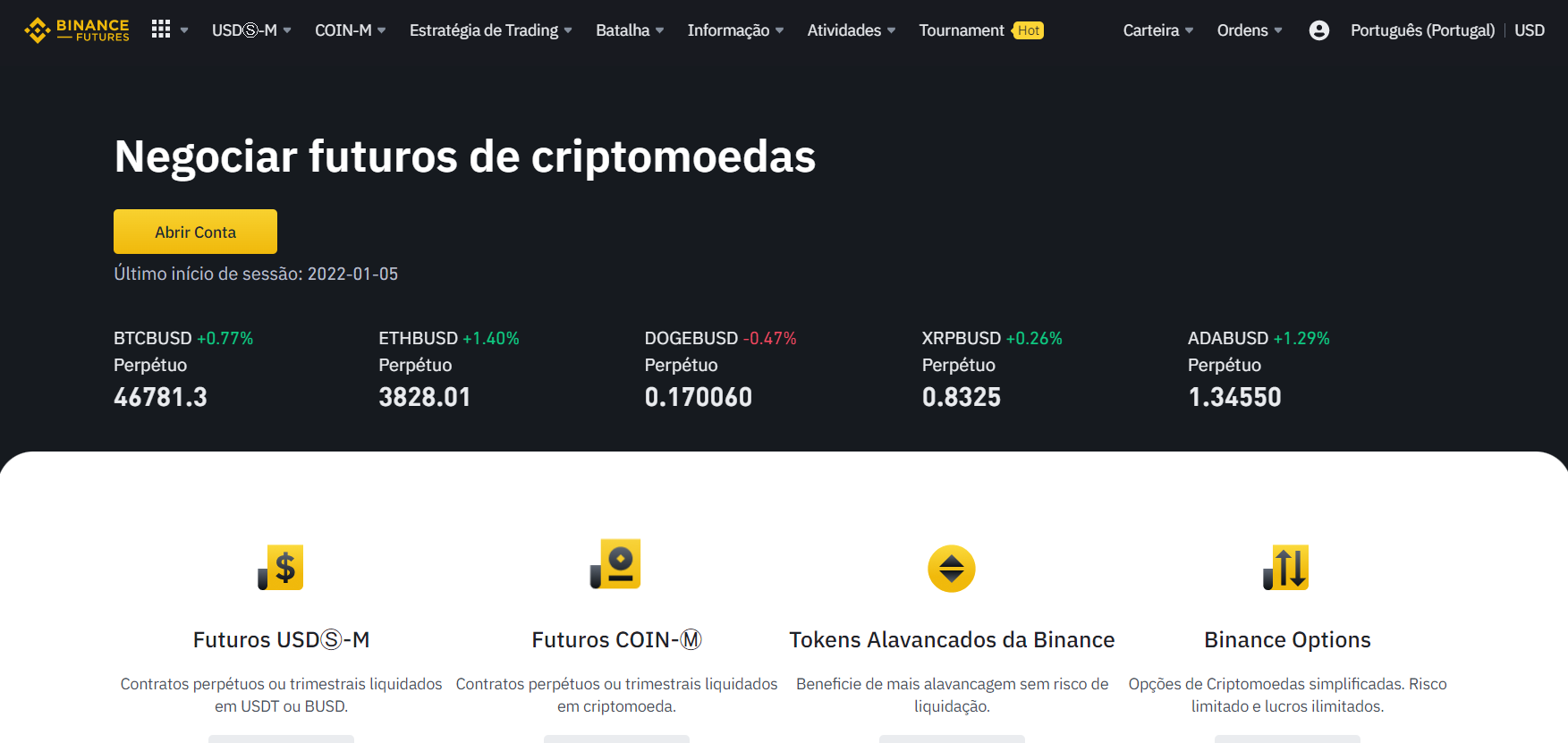 Futuros de criptomoedas da Binance Futuros de criptomoedas da Binance