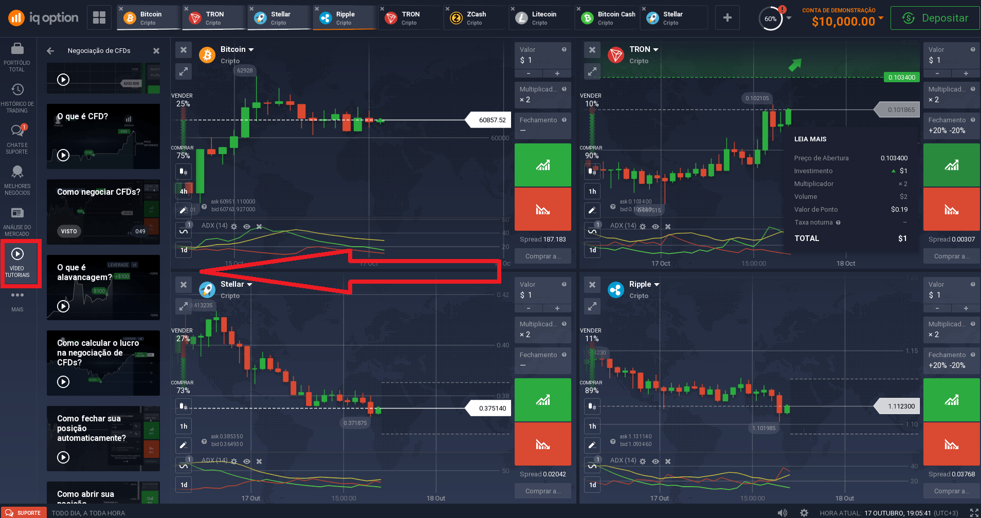 Assista ao tutorial em vídeo sobre a plataforma Assista ao tutorial em vídeo sobre a plataforma