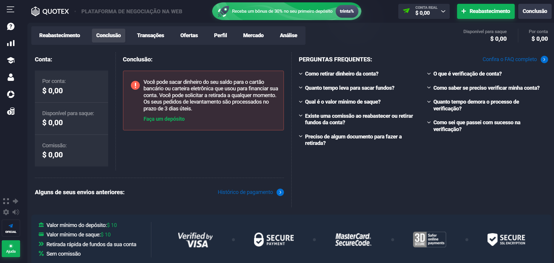 Retirar lucros no Quotex é muito fácil! Retirar lucros no Quotex é muito fácil!